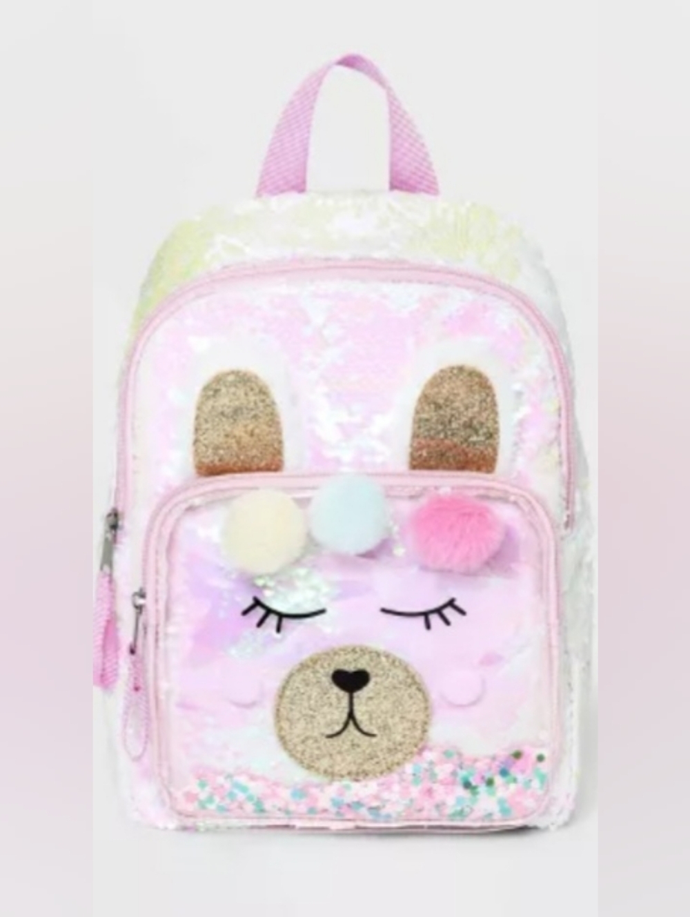 Sequin Backpack - Pink